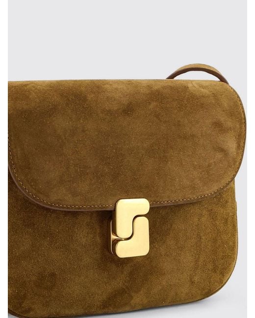 Soeur Brown Bellissima Suede Bag