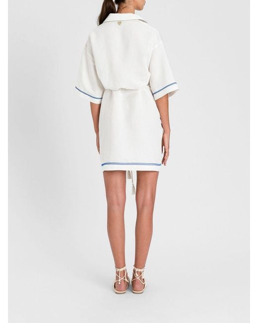 Twinset White Chemisier Dress