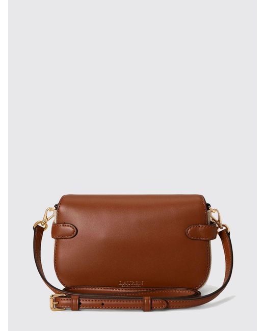 Ralph Lauren Brown Blaike Mini Crossbody Bag
