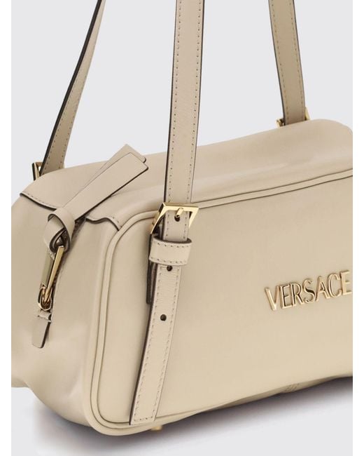 Versace Natural Tag Leather Bag