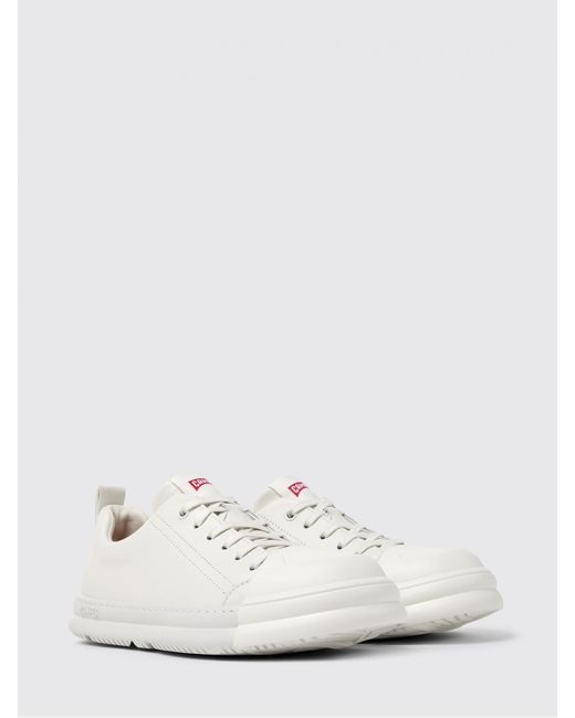 Camper White Junction Runner Leather Sneakers