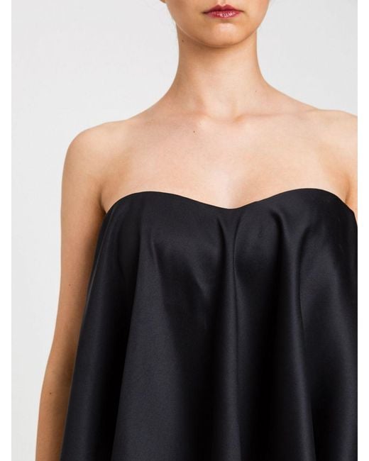 Twinset Black Satin Top