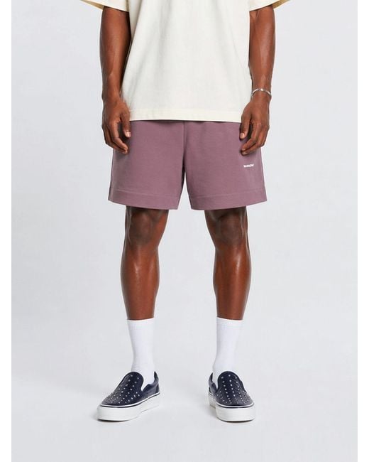 Barrow Pink Cotton Jogging Shorts for men