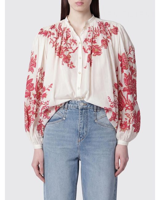 Etro Blue Paisley Print Cotton Shirt