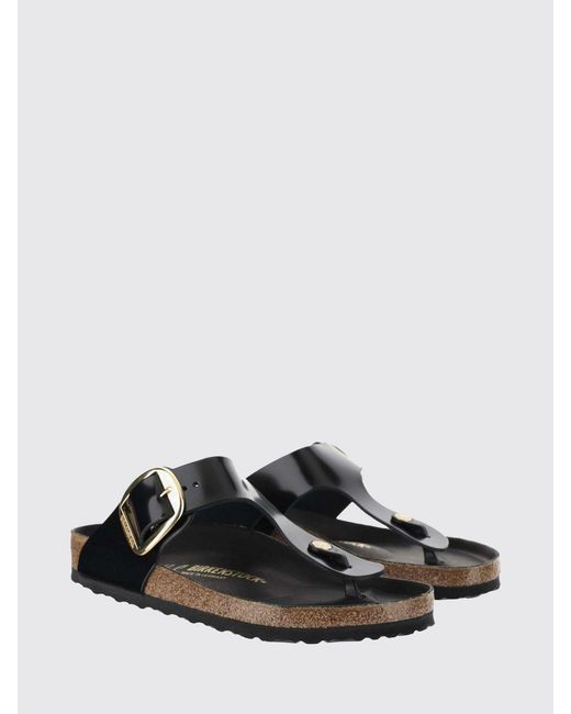 Birkenstock White Gizeh Big Buckle Nubuck Sandal