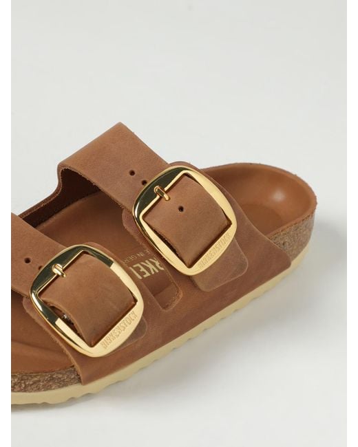 Birkenstock Brown Flat Sandals