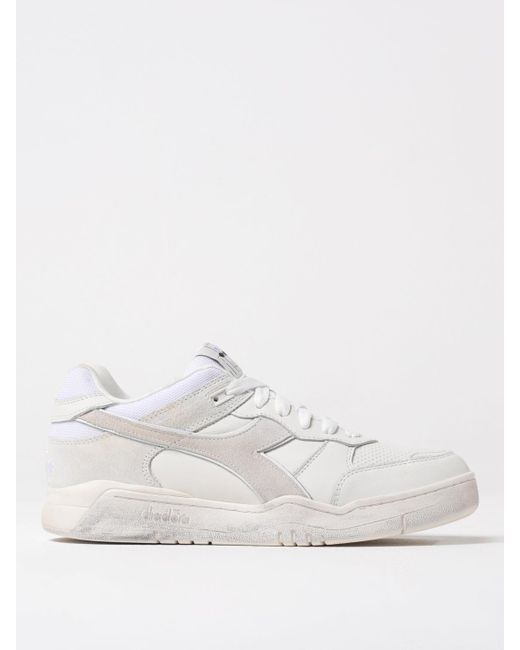 Diadora White Leather Women Sneaker