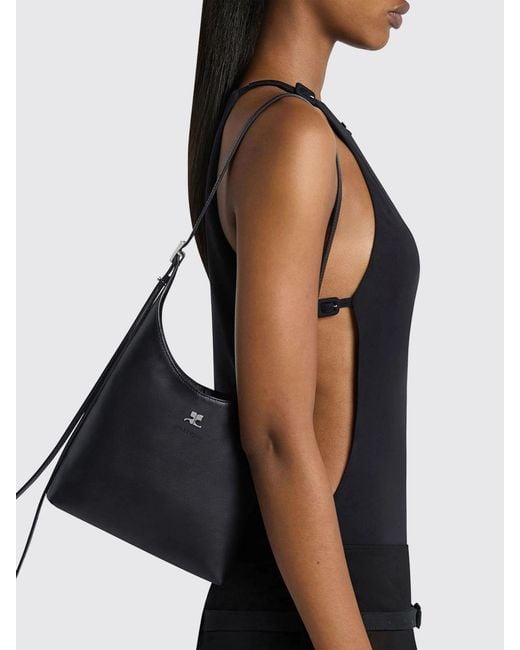 Courreges Black Courr&Egrave	Ges Leather Bag
