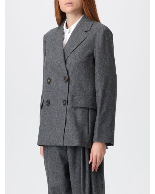Max Mara Gray Blazer Damen