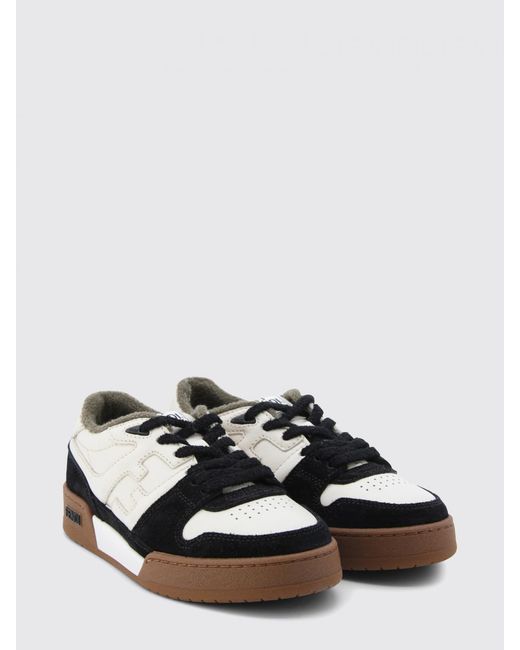 Fendi Black Match Leather Sneakers