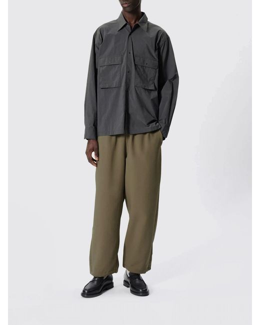 Goldwin Gray Nylon Casual Shirt for men