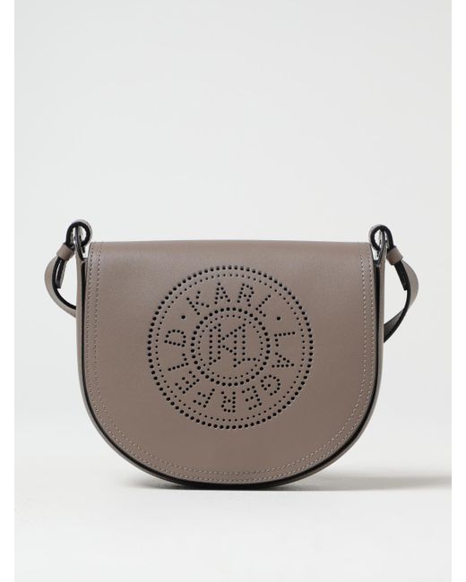 Karl Lagerfeld Gray Schultertasche Damen