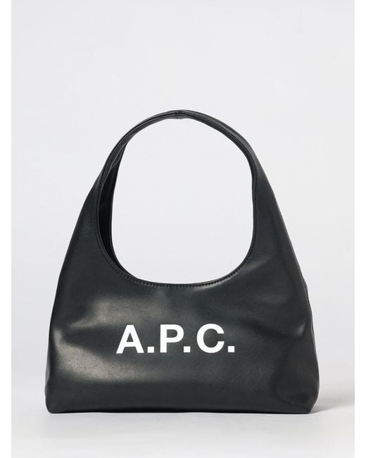 A.P.C. Black Shoulder Bag