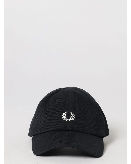 Fred Perry Black Hat for men