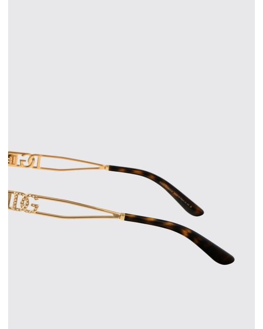 Dolce & Gabbana Metallic Dolce &Amp Gabbana 0Dg3376B Acetate And Metal Optical Glasses