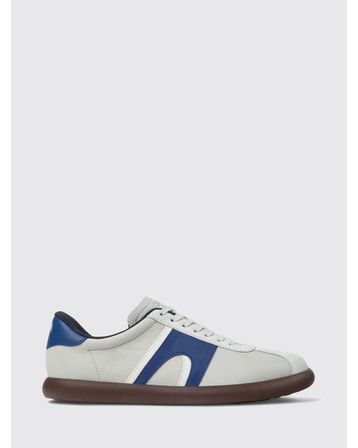Camper White Pelotas Soller Suede Sneakers for men