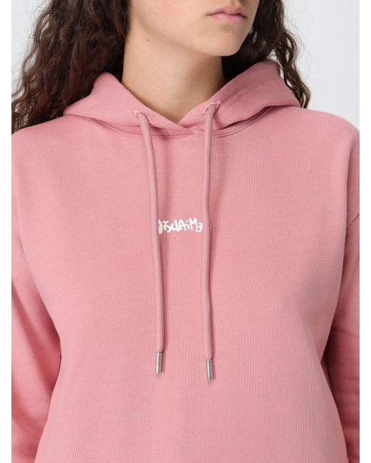 DISCLAIMER Pink Sweatshirt Damen