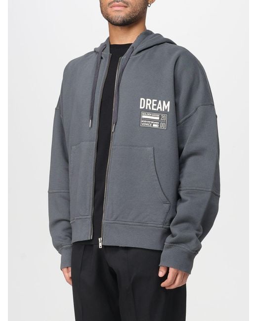 Golden Goose Deluxe Brand Gray Sweatshirt for men