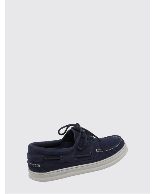 Camper Blue Runner Nubuck Boat Loafers for men