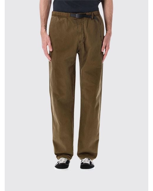 Gramicci Green Cotton Trousers for men