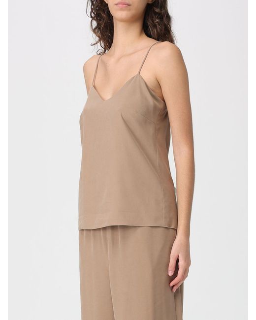 Max Mara Natural Basic Satin Top