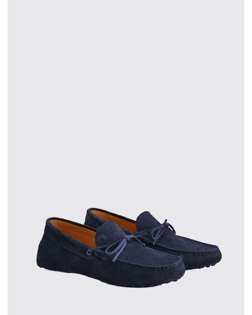 Tod's Blue Gommino Driver Suede Loafers for men