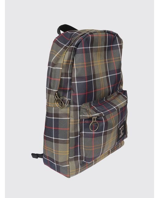 Barbour Gray Backpack for men