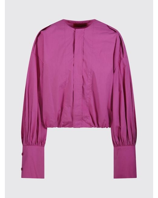 Thelatest Pink Cotton Poplin Shirt
