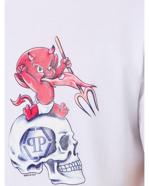 Philipp Plein White T-Shirt for men