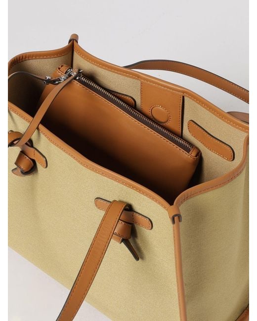 Gianni Chiarini Natural Marcella Cotton Canvas Bag