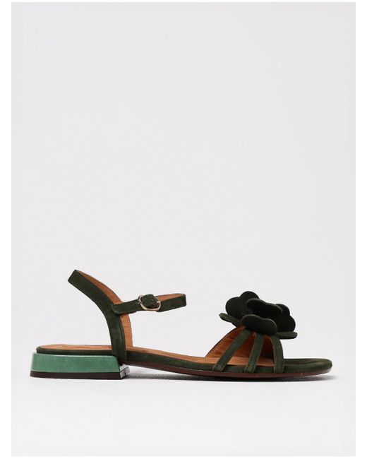 Chie Mihara Green Flache Sandalen Damen