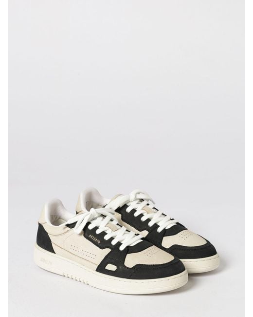 Axel Arigato White Dice Lo Leather Sneakers for men