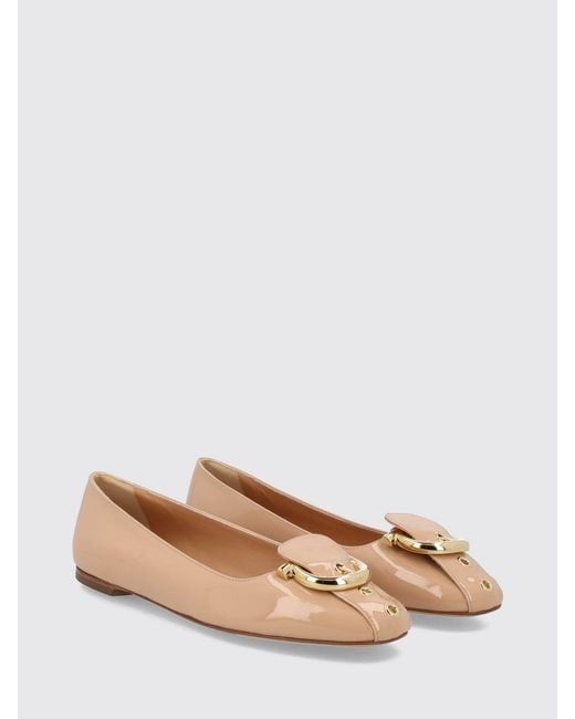 Ferragamo Pink Flat Shoes