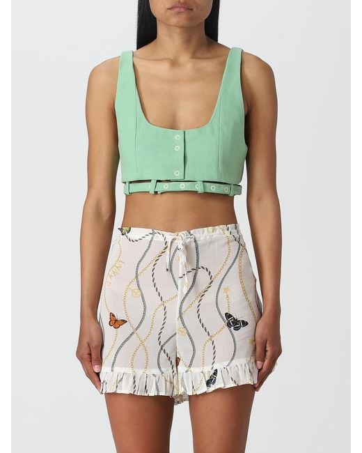 Ganni Green Top