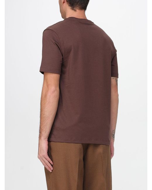 Laneus Brown T-Shirt for men