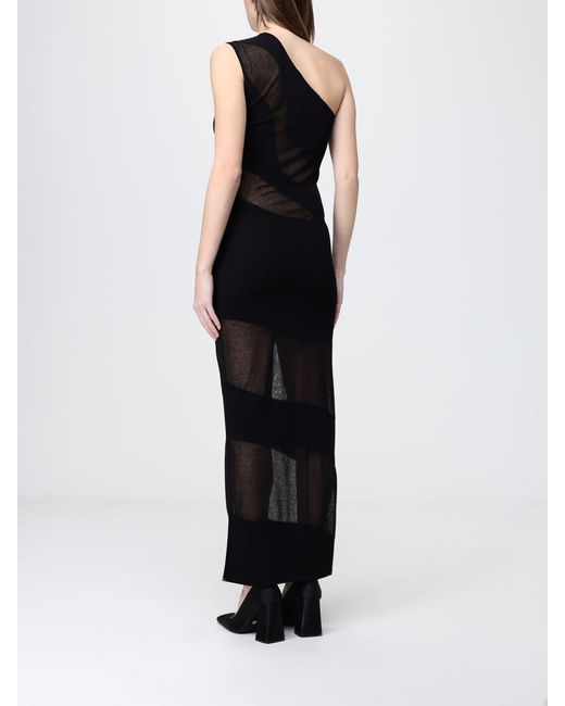 FEDERICA TOSI Black Asymmetric Dress