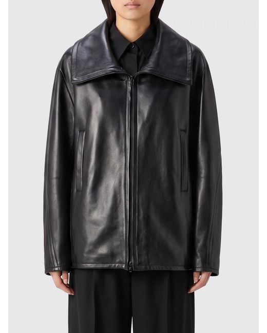 Phoebe Philo Black Lambskin Leather Jacket