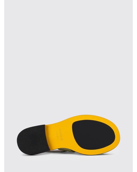 Doucal's Metallic Leather Sandal