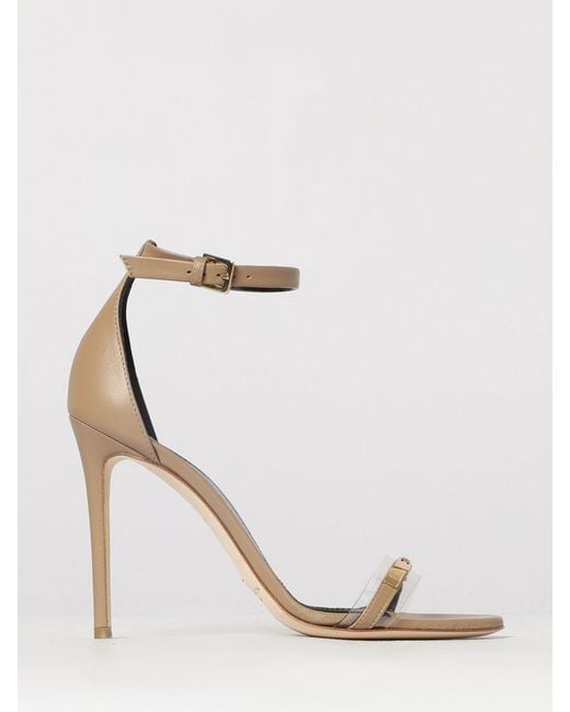 Elisabetta Franchi White Leather Sandals