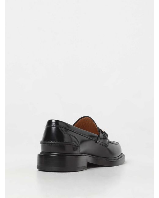 Tod's Black Tod's Suede Penny Loafers