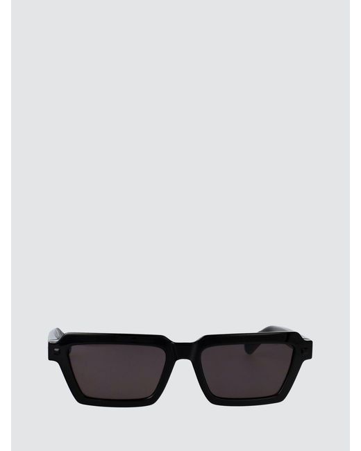 Calvin Klein Black Cat-Eye Acetate Sunglasses With Monogram Logo