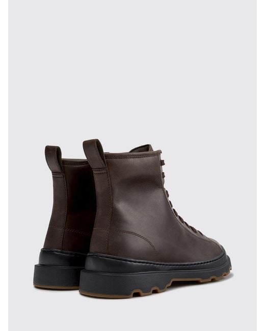 Camper Brown Brutus+ Lace-Up Ankle Boots for men