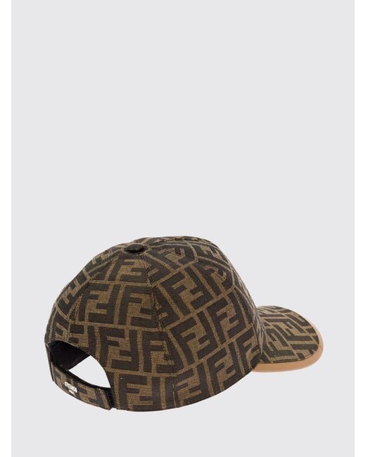 Fendi Brown Hat for men