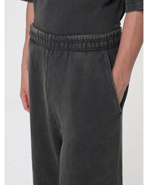 Entire studios Black Cotton Jogging Trousers for men