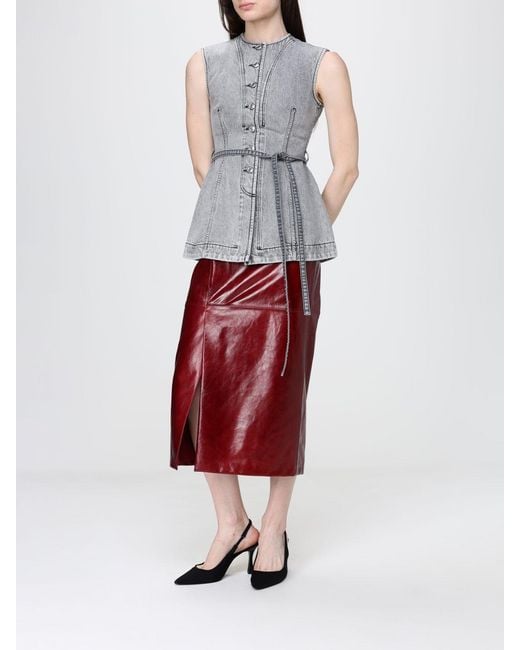 Sportmax Red Skirt
