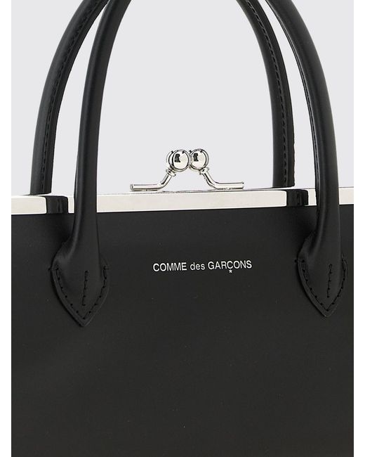 Comme des Garçons Black Smooth Leather Wallet With Card Slots