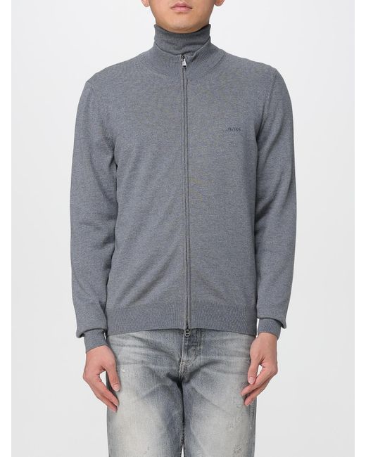 Boss Gray Sweater for men