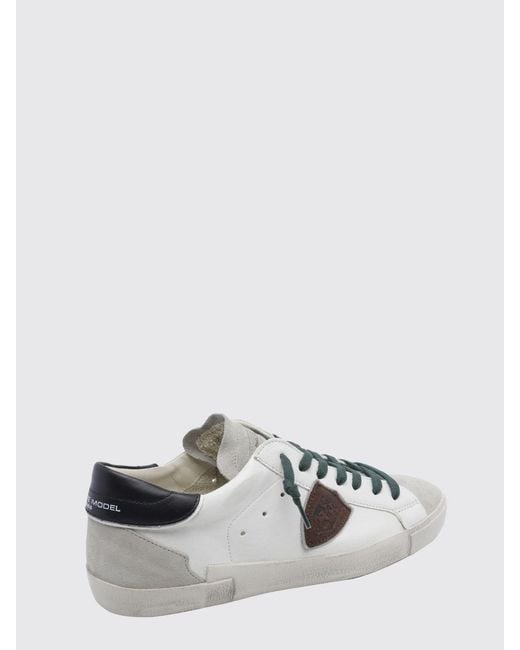 Philippe Model White Sneakers for men