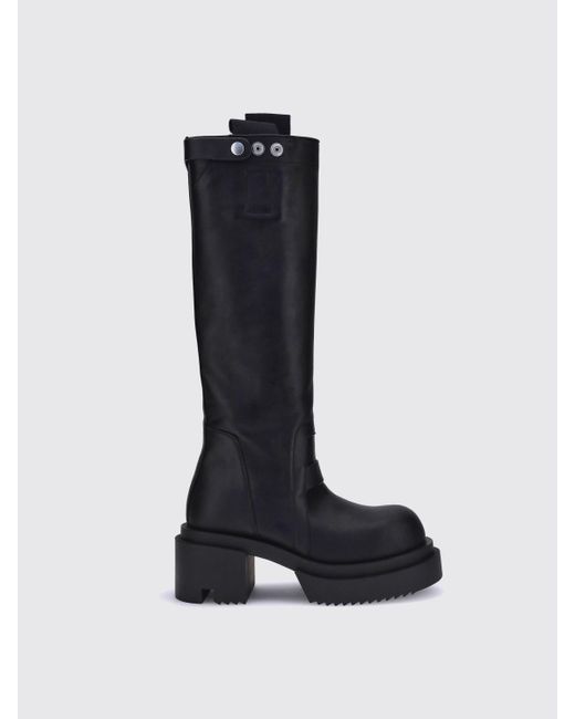 Rick Owens Black Boots
