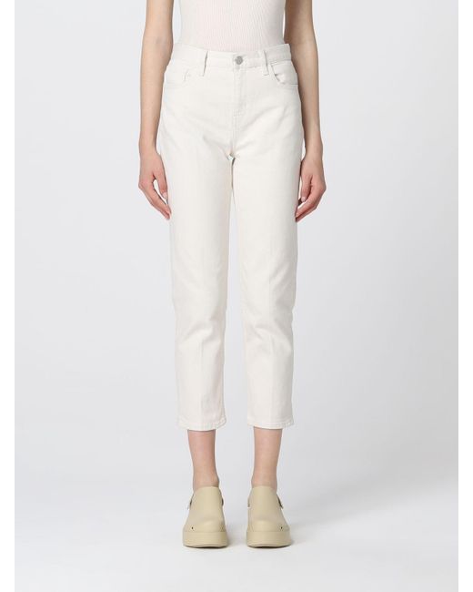Theory Jeans Woman in White | Lyst